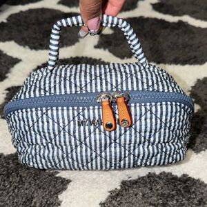 MZ Wallace Seersucker Metro Accordion Cosmetic Bag - SOLD OUT